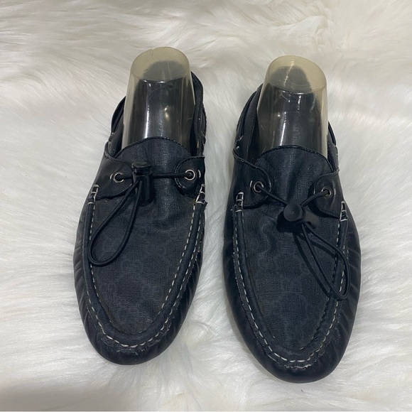 Gucci interlocking G unique style loafers size 44 or US 10.5 - Picture 3 of 12